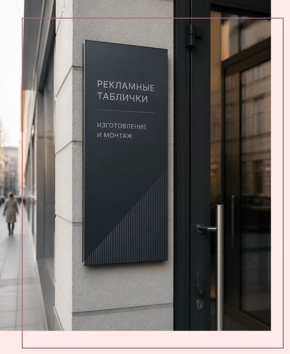Рекламные таблички в Лесне по цене от 4678 р. | Аванза-Лсн
