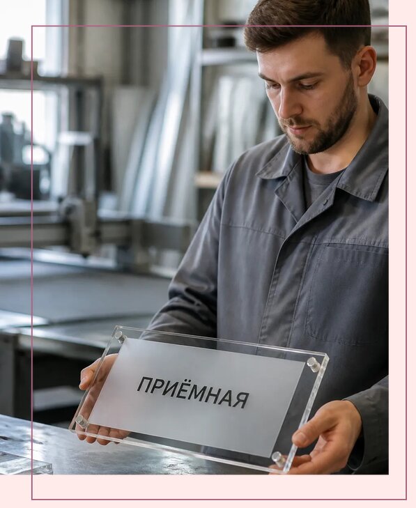 Таблички из оргстекла на заказ в Лесне от 4054 р. | Аванза-Лсн