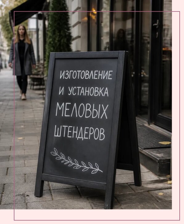 Меловые штендеры в Лесне по цене от 6757 р. | Аванза-Лсн